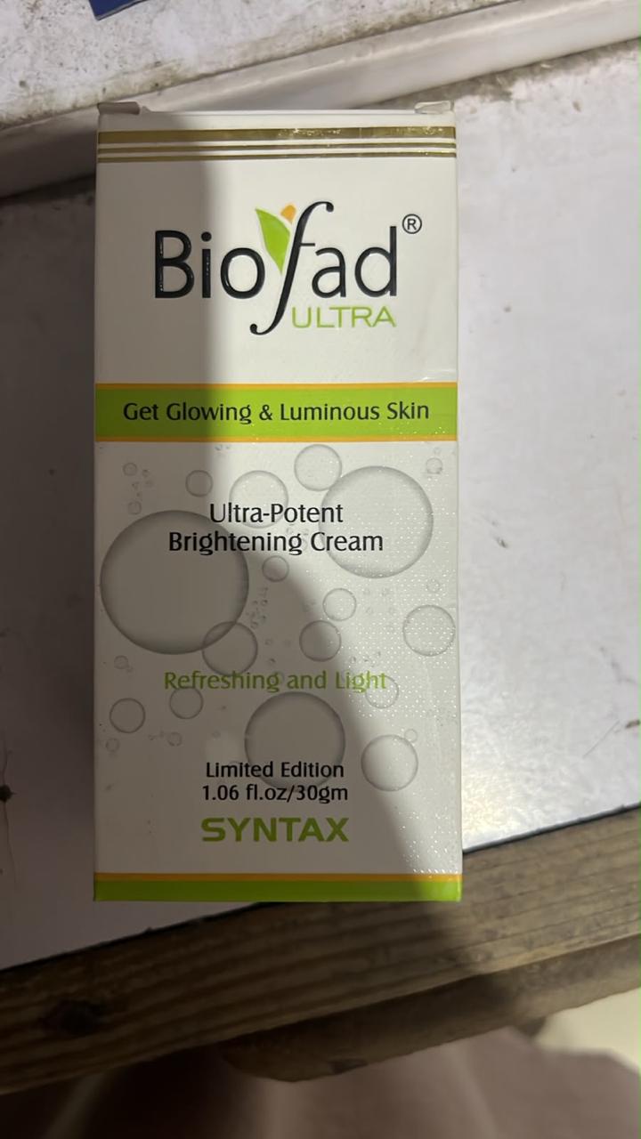 Biofad Ultra Brightening Cream 30gm