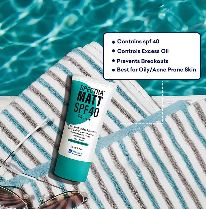 Jenpharm Spectra Matt Sunscreen SPF 40 PA+++