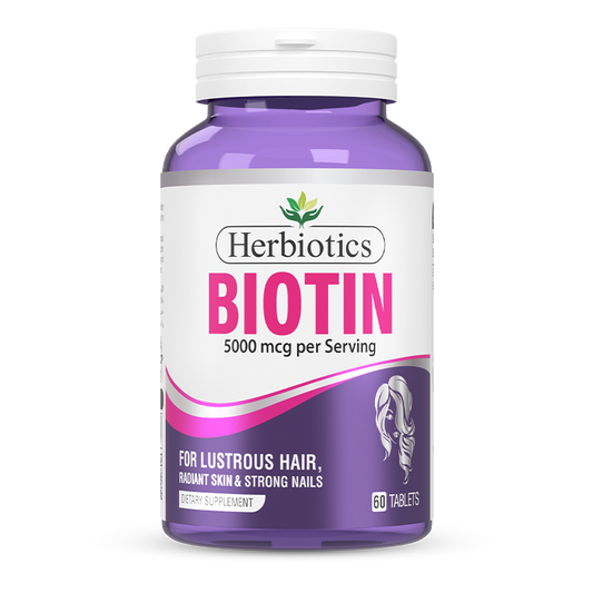 Biotin 5000 mcg (Top-Rated Biotin in Pakistan for Rapid Hair Growth)
