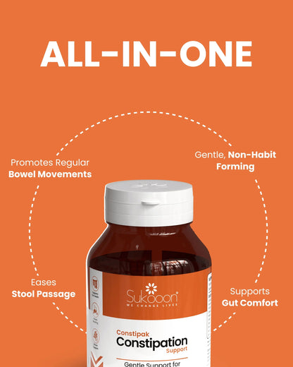 Constipak Digestive Regularity Support Capsules by Sukooon