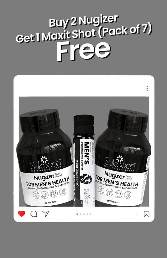 Buy 2 Nugizer Tablet 60's Get Max-it Shots Free | Buy 2 Get 1 Free